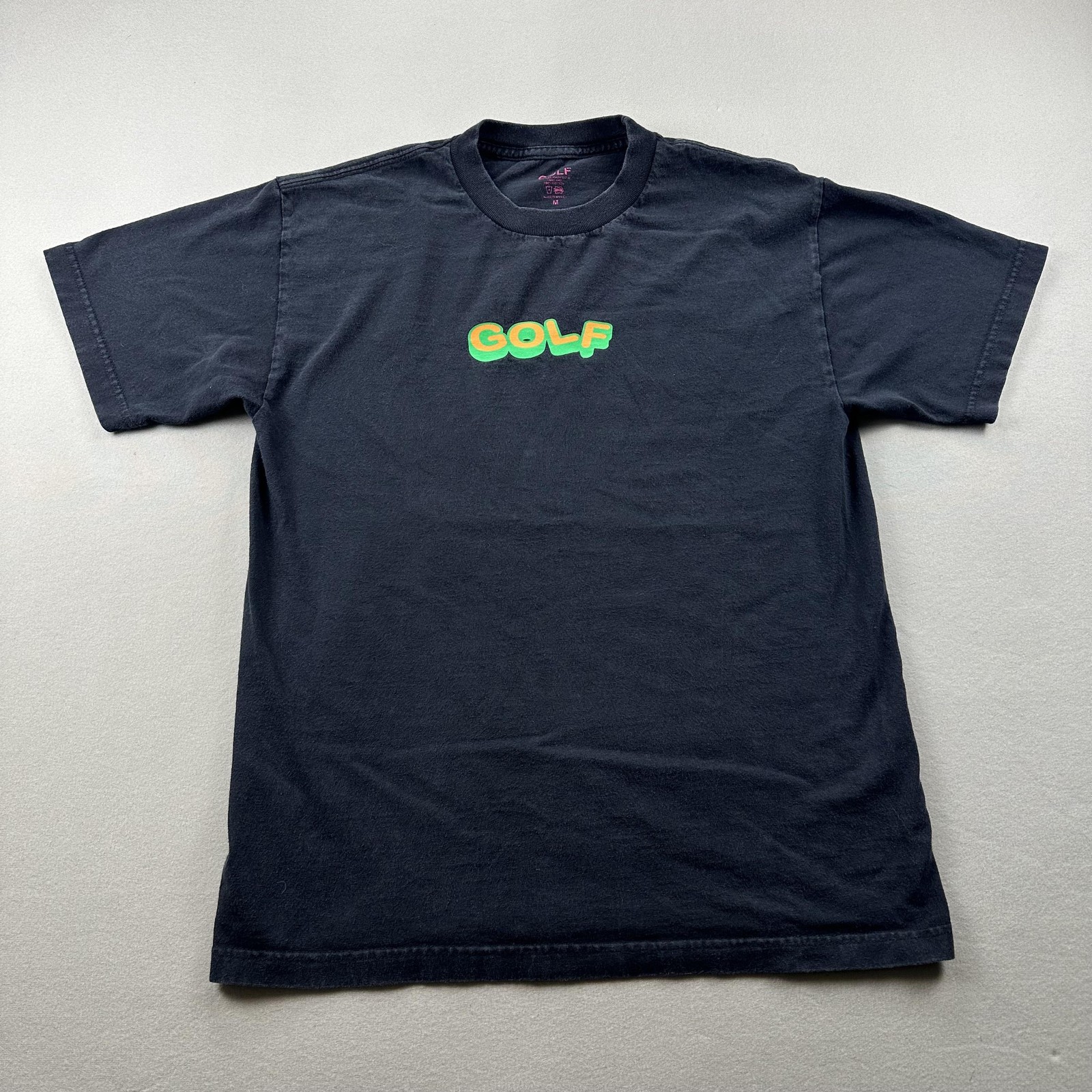 Golf Wang T-Shirt Mens Medium Black 3D Bubble Logo Tyler The Creator Odd Future gallery