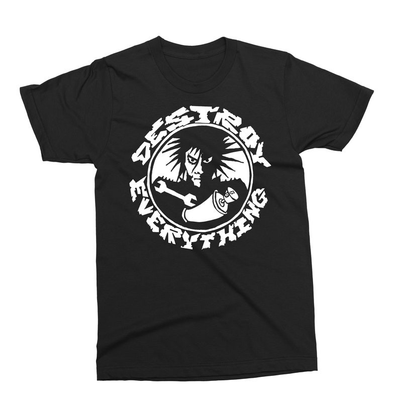 FILTH – ‘Destroy Everything’ T-Shirt Deathrock Goth Post Punk Music Unisex Tee