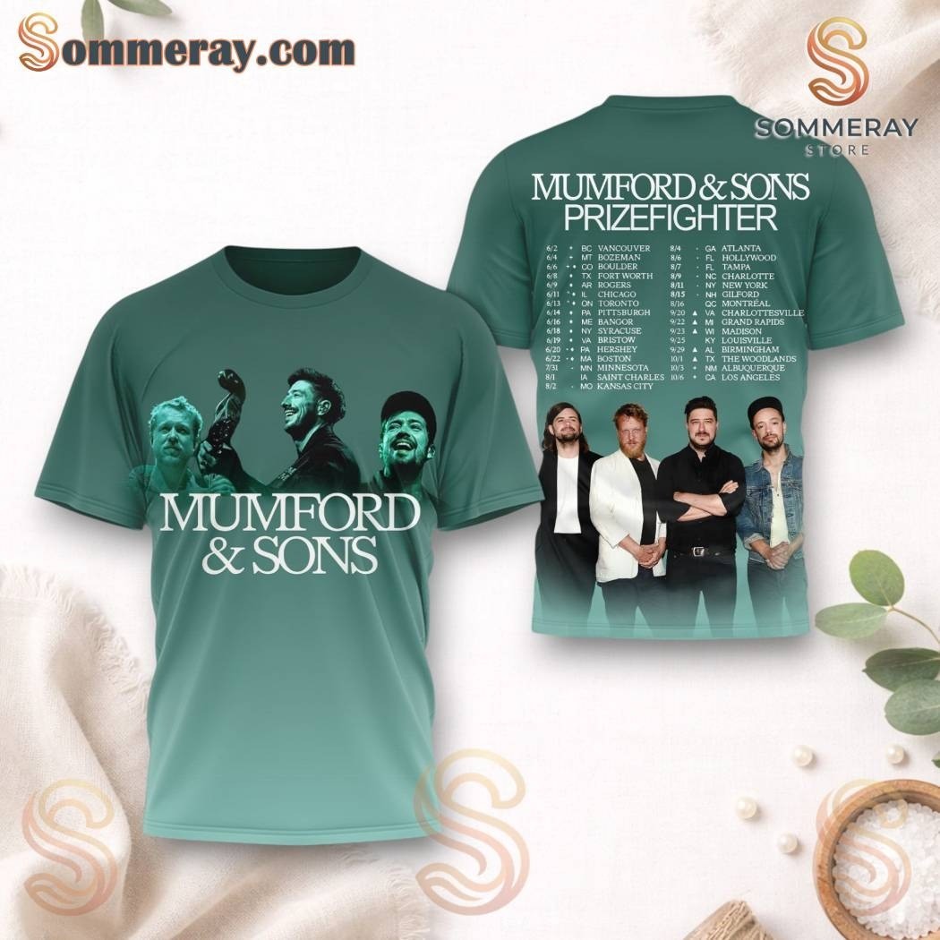 New Hot Mumford & Sons Prizefighter Tour S to 5XL 3D AOP Shirt TU1012
