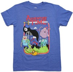 Adventure Time Mens T-shirt – Marceline Finn & Jake Holding On
