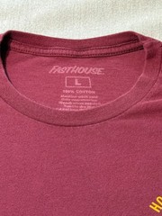 FASTHOUSE – Men’s Short Sleeve L – LARGE – Burgundy – FAST HOUSE F/H Hot Wheels