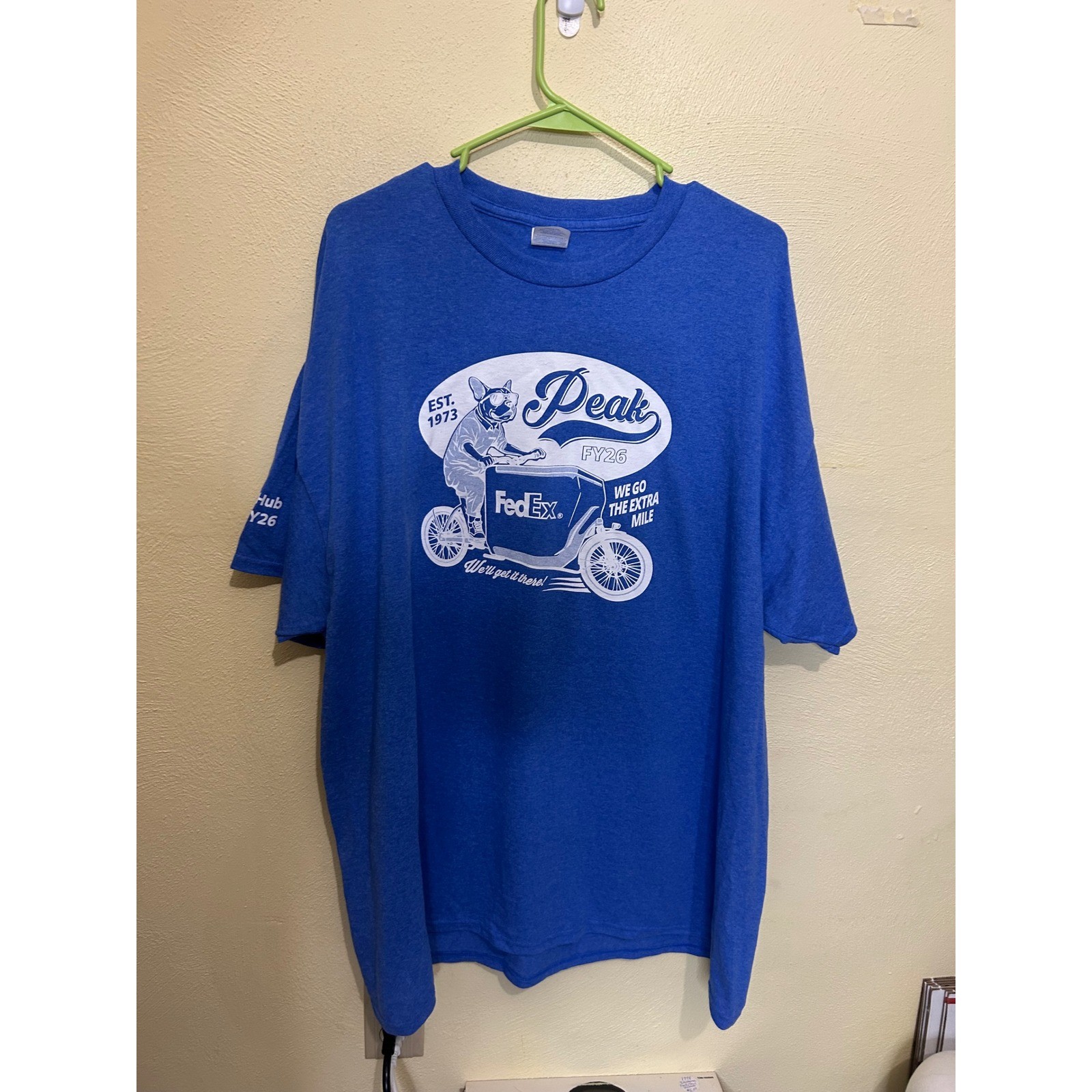 Port & Company FedEx Peak FY26 HAGE Hub Graphic T-Shirt Mens 2XL Royal Blue gallery