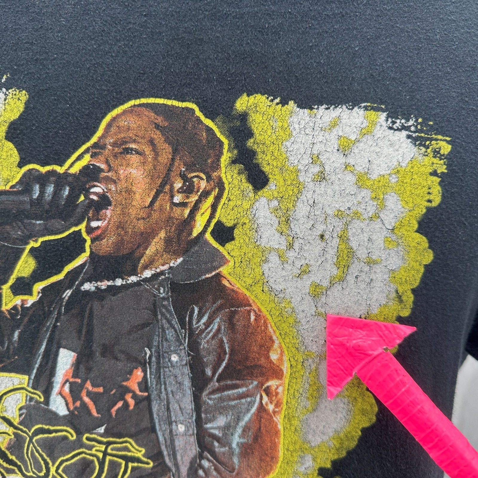 Travis Scott Mens Medium Shirt Utopia The Circus Maximus Tour 2023 Black Graphic gallery