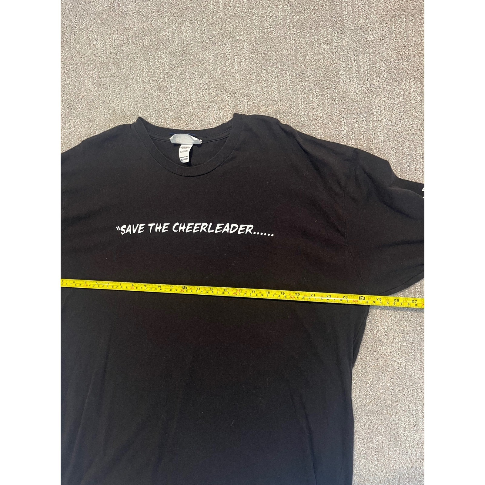 Vtg NBC Heroes TV Show Save the Cheerleader Save the World T-Shirt Black 2XL xxl gallery