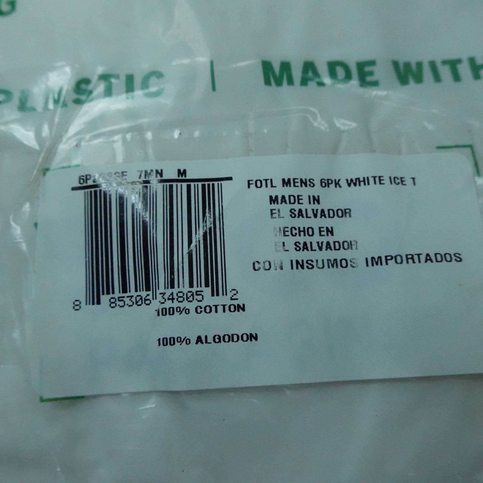Fruit Of The Loom Shirts Mens Medium White Cotton Tees 6 Pack gallery