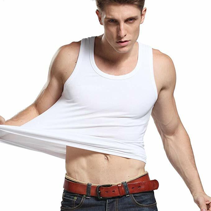 3-12 Packs Mens 100% Cotton Tank Top A-Shirt Undershirt Ribbed Finest Quality gallery