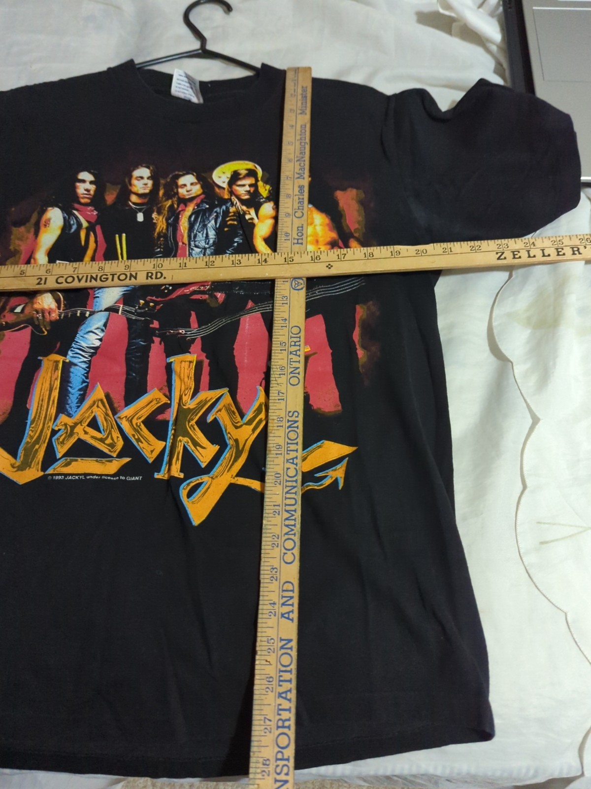 90s Band 1993 Jackyl Always On Tour T Shirt By Sof Tee Teehays Giant Men L S5 gallery