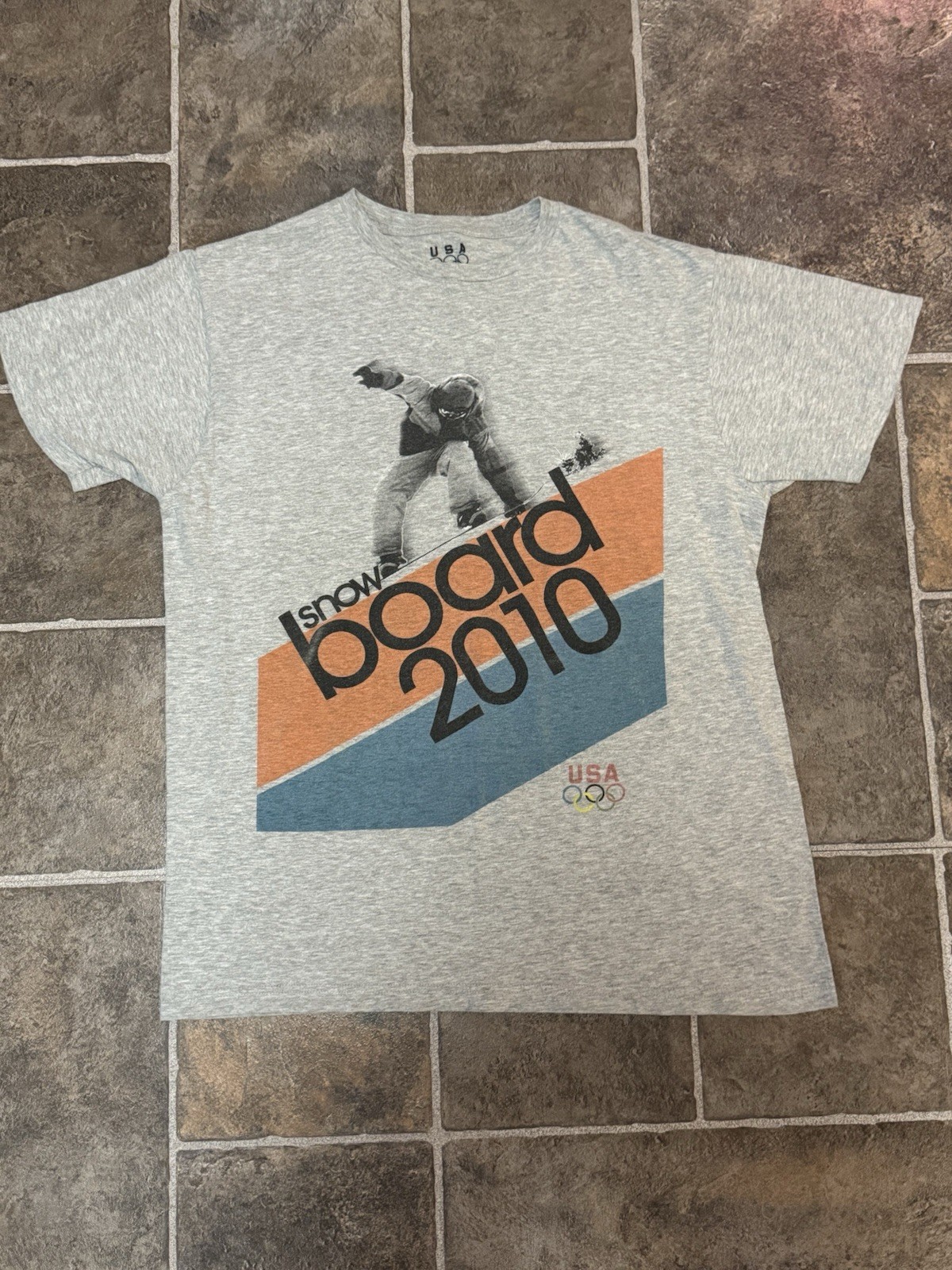 2010 SNOW BOARD - Vancouver OLYMPICS USA (Large) T-Shirt gallery