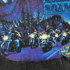 Vintage Harley Davidson Wolf Tank Top Mens XL Black Legends Sleeveless 90s Biker