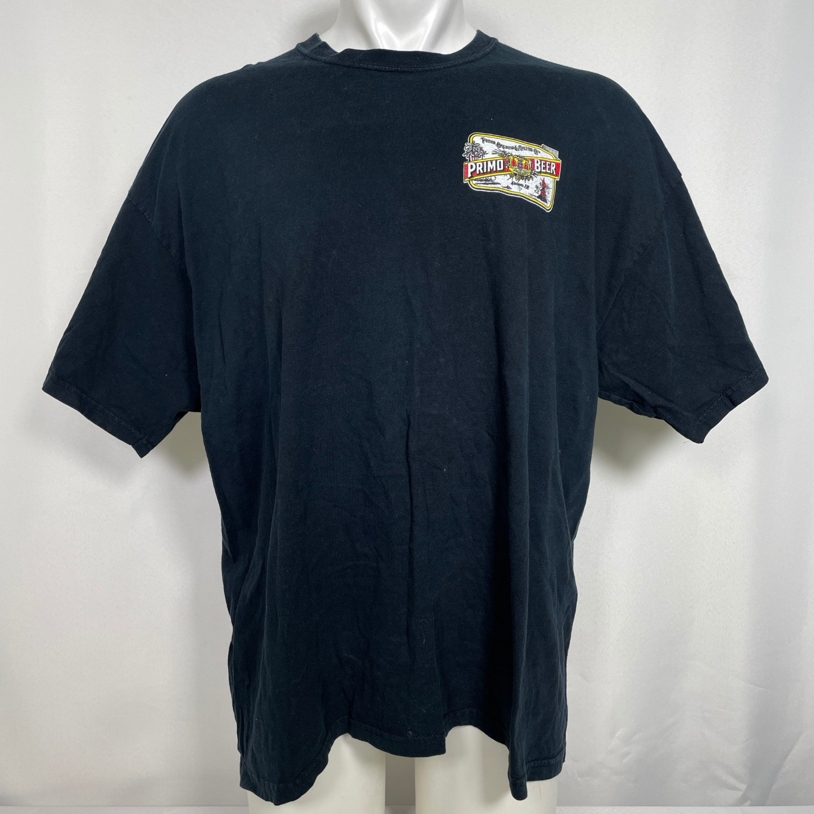 Hawaii Primo Beer Brewing Malting Co Blue UPF 30+ T-Shirt Men's LARGE NWT gallery