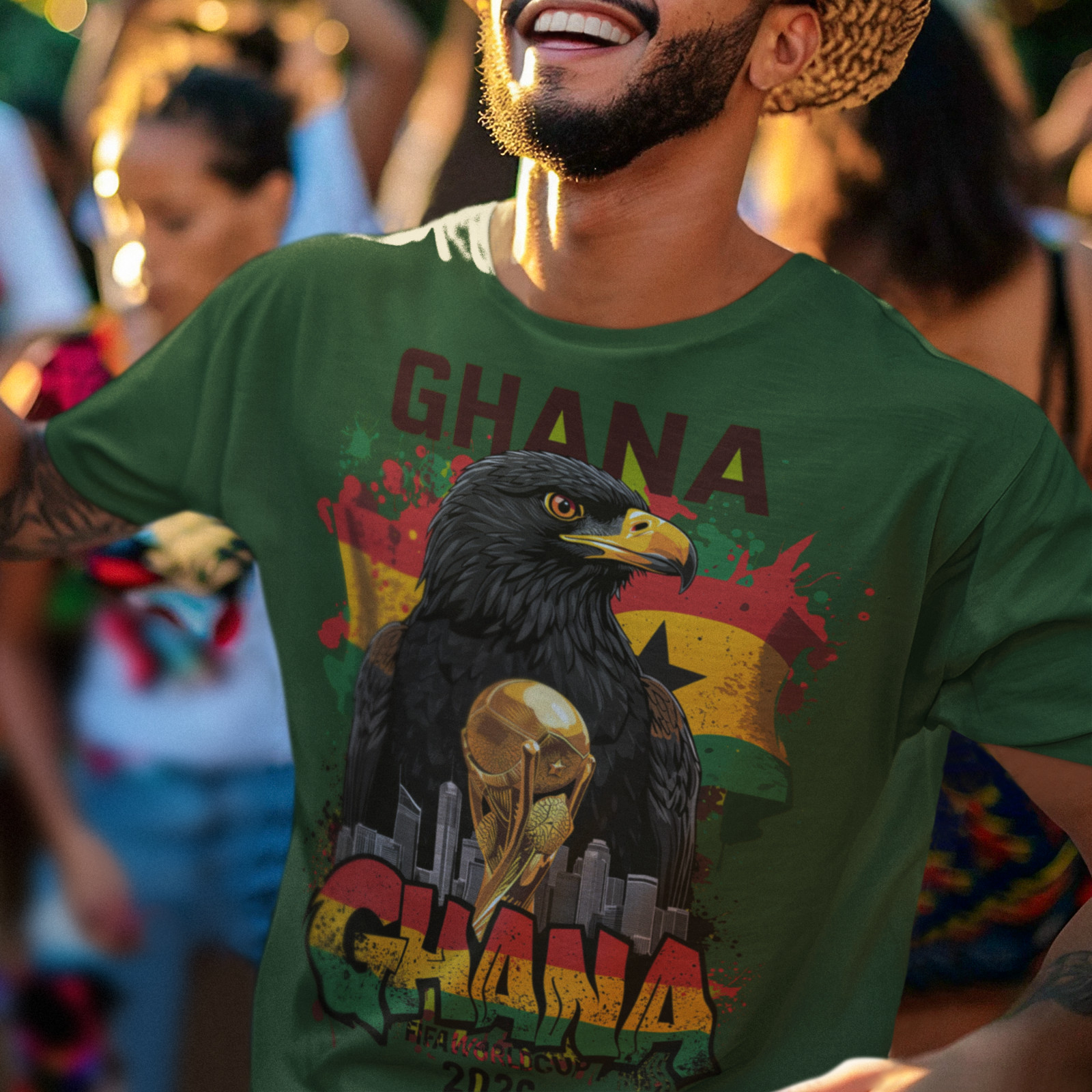 Ghana 2026 FIFA World Cup T-Shirt |Ghana Football Tee | Unisex Graphic Tee gallery