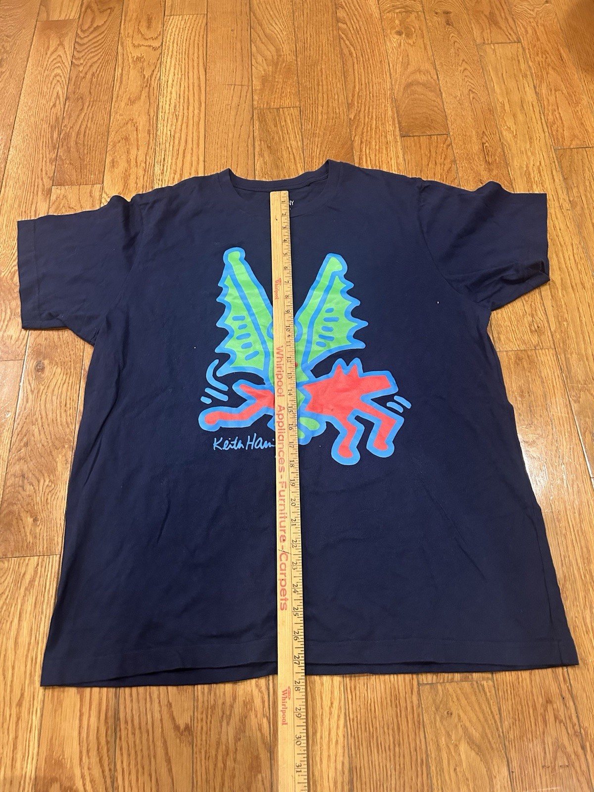 Keith Haring Uniqlo SPRZ NY T-Shirt Mens XL Navy Blue Graphic Art Pop Streetwear gallery