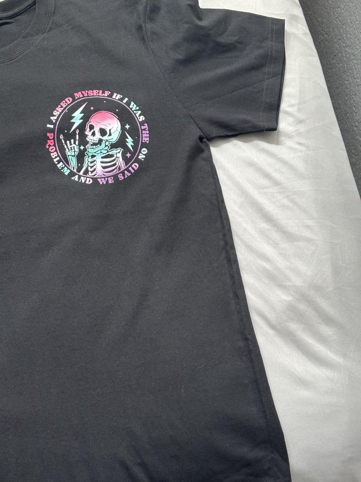Black Short Sleeve T-Shirt Large: Digiprint Apparel Graphic Print 100 Cotton gallery