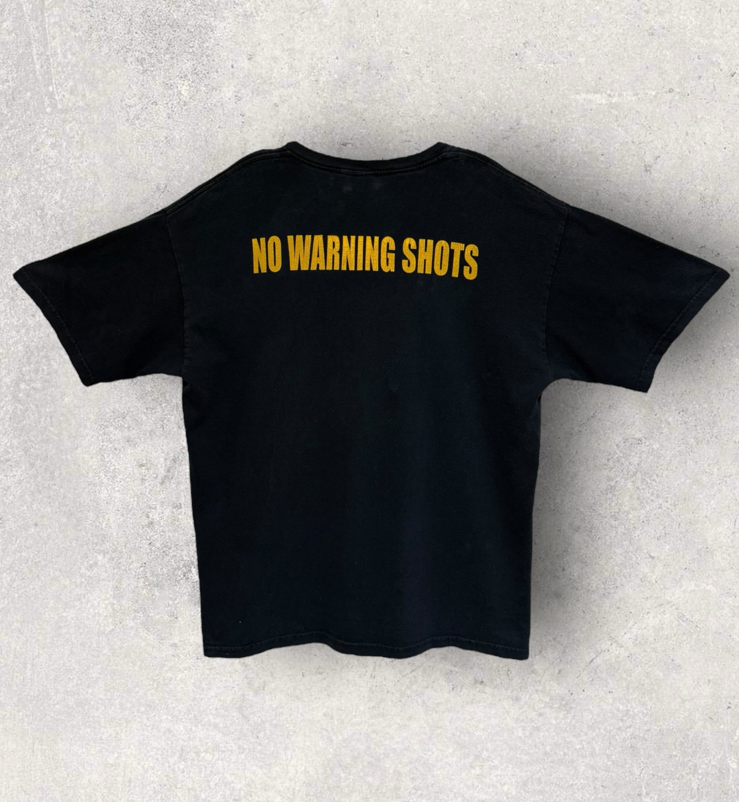 Vtg Embroidered Fido Semper Vigilans No Warning Shots T Shirt Large 22.5”x28” gallery