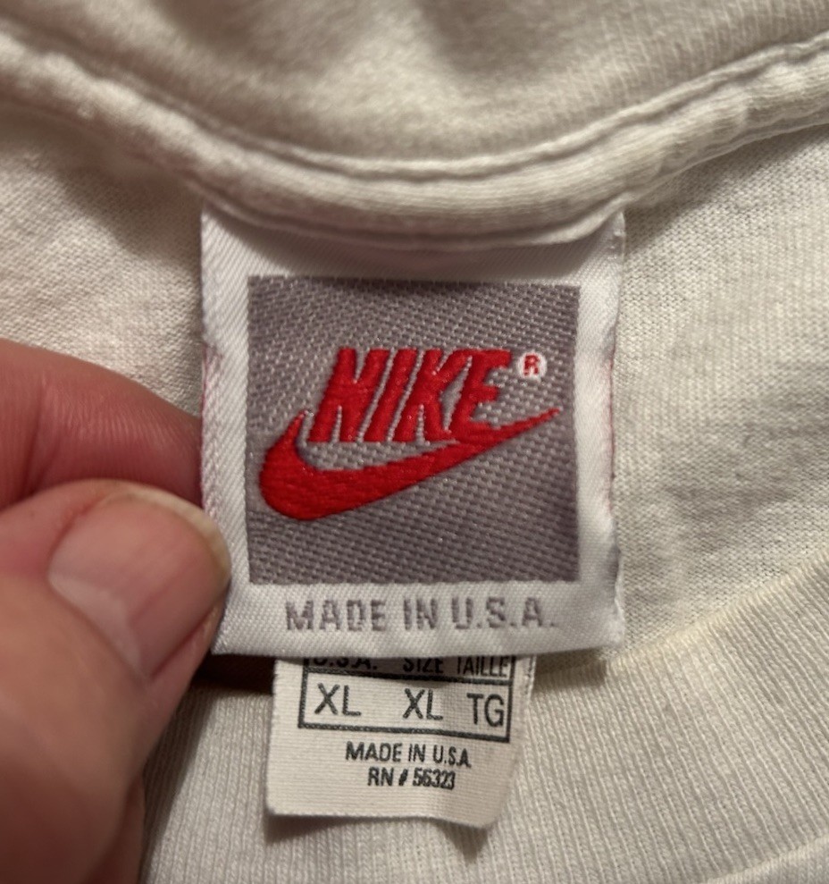 Vtg. T-Shirt Sam Bell’s Track And Field School Nike Just Do It Size XL 1980s-90s gallery