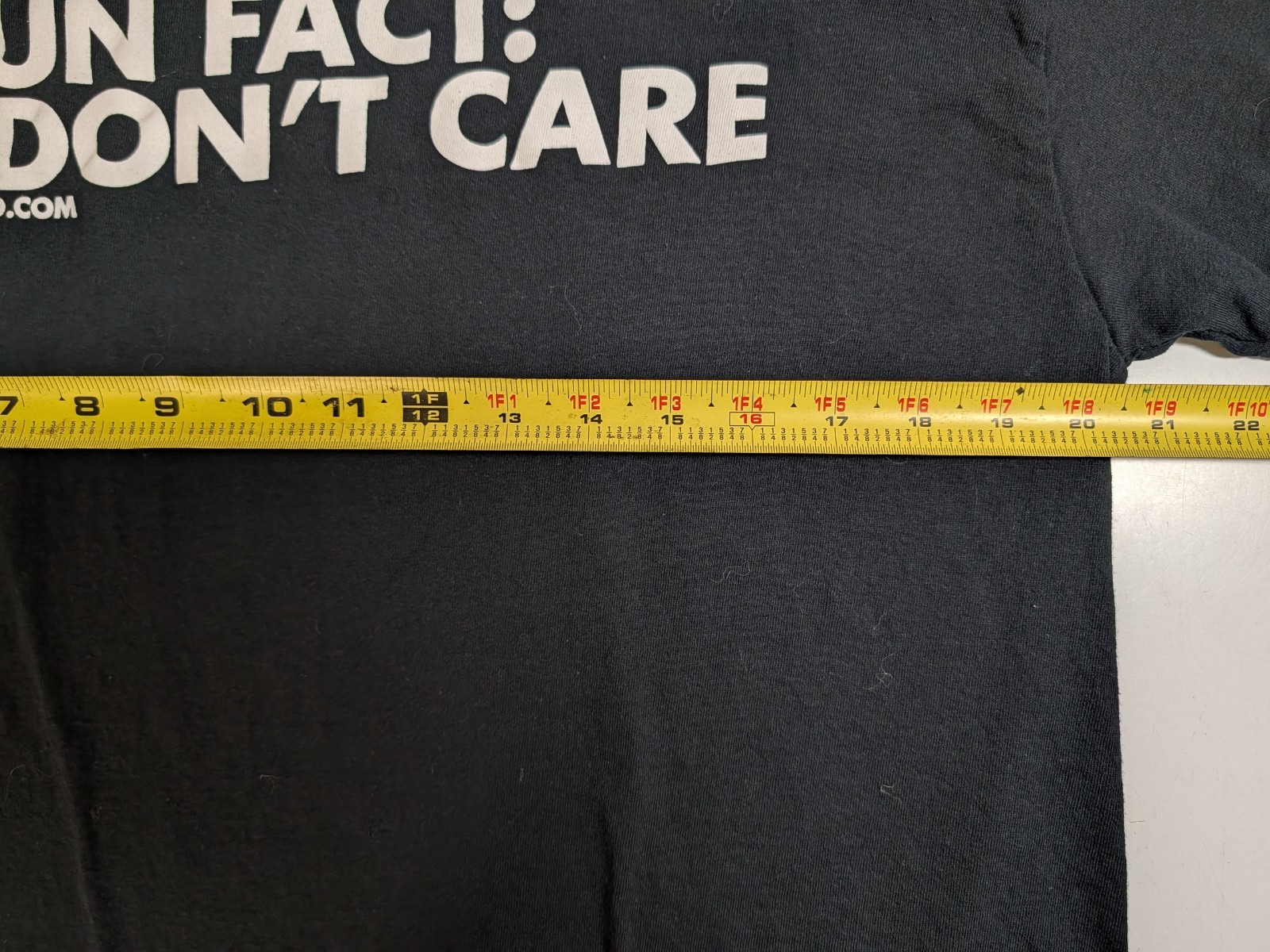 DPCTED Fun Fact: I Don't Care Spencer's T-Shirt XL Black Sarcastic Streetwear gallery