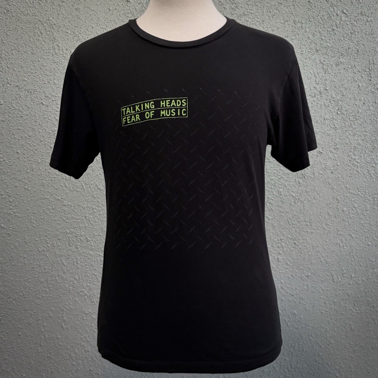 Talking Heads Fear Of Music Black T-Shirt Size M Authentic Collector Music 80's gallery