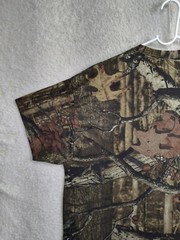 Mossy Oak Break Up Infinity Men Shirt Extra Large Green Cotton Short Sleeve Tee