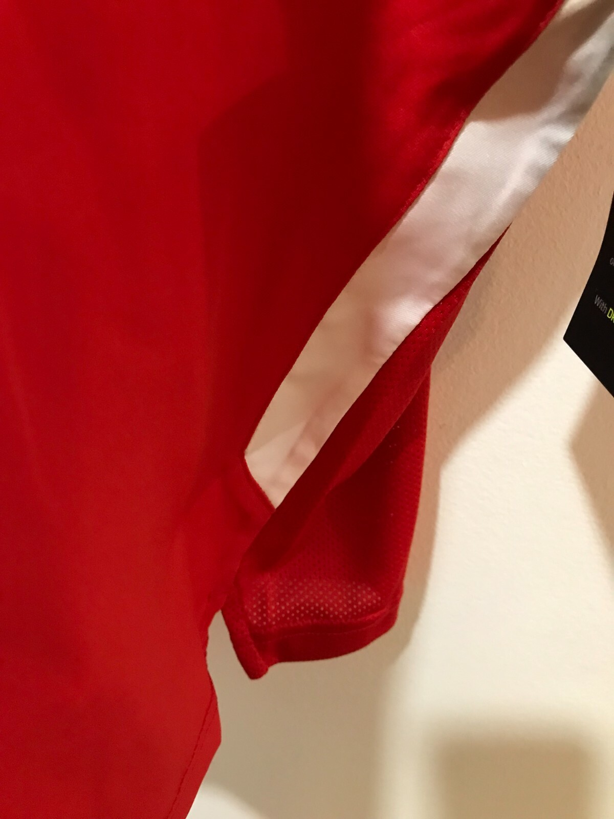 Nike Dry-Fit Men's XL Scarlet/White Team Untouchable Speed Jersey T-shirt $55 gallery