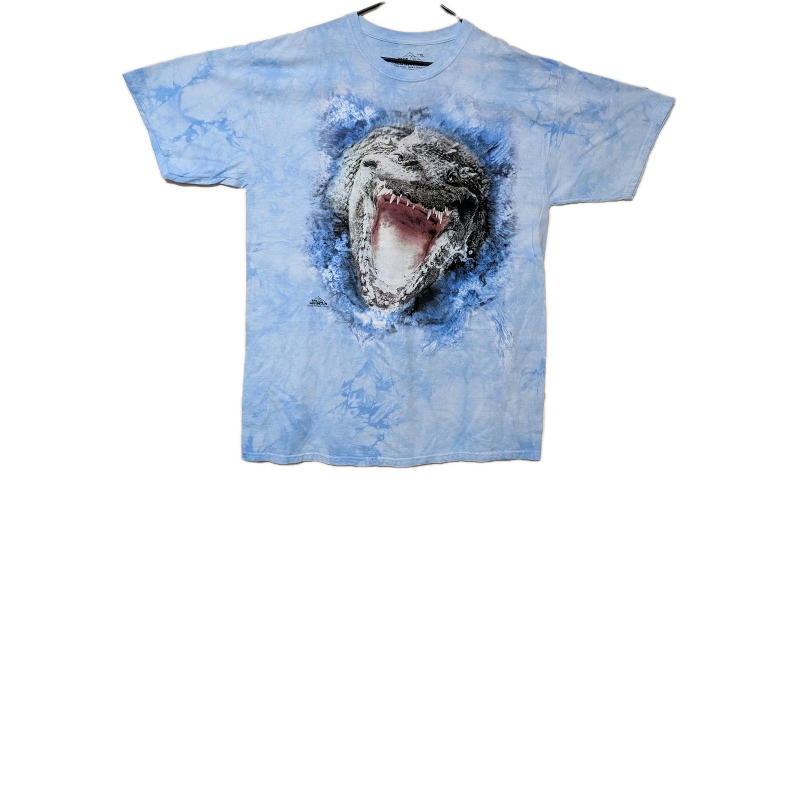 The Mountain Mens T-shirt Blue "Gator Splash" Alligator Retired Logo XL #5979 gallery
