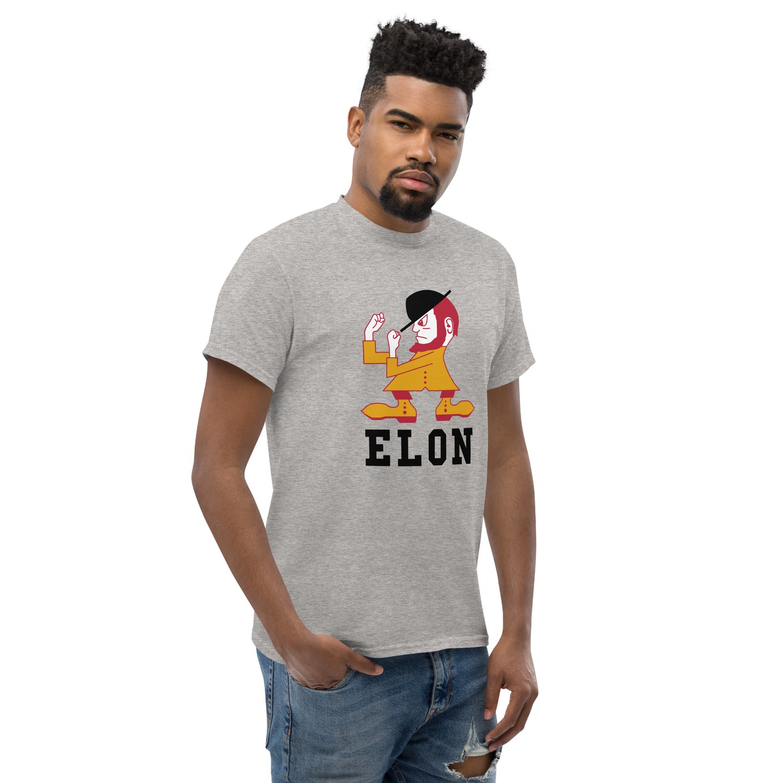 Elon College Fighting Christian Vintage Logo Unisex tee gallery