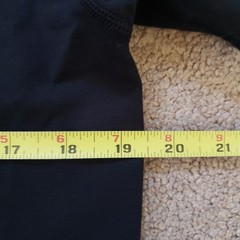 Bylt Drop Cut Lux Short Sleeve Sz Medium Mens Black Stretch T-Shirt Plain Blank