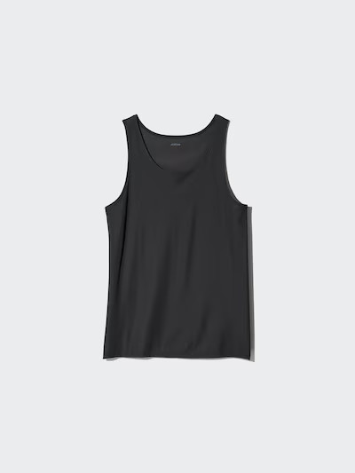 [2PCS SAME COLOR] UNIQLO AIRism Deodorant Mesh Tank Top XS-4XL Japan Size Men gallery