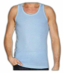 6 Pack Mens Vests 100% Cotton Plain Tank Gym Sports Summer Training Tops S-2XL