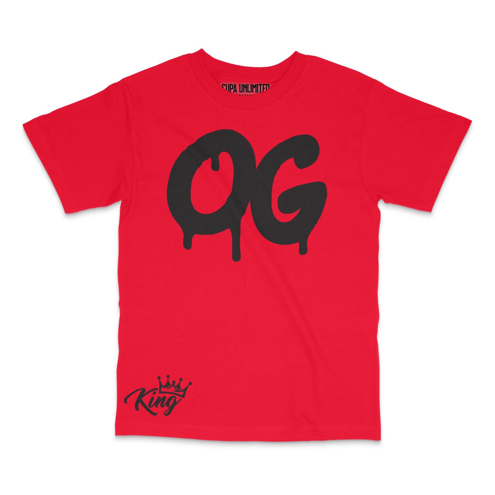 Urban Hip Hop Design Style Black Men's T Shirt OG King Graffiti Graphic Tees gallery