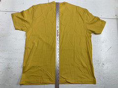 American Apparel Sustainable Collection USA MADE Vneck Tee 100% cotton Yellow XL