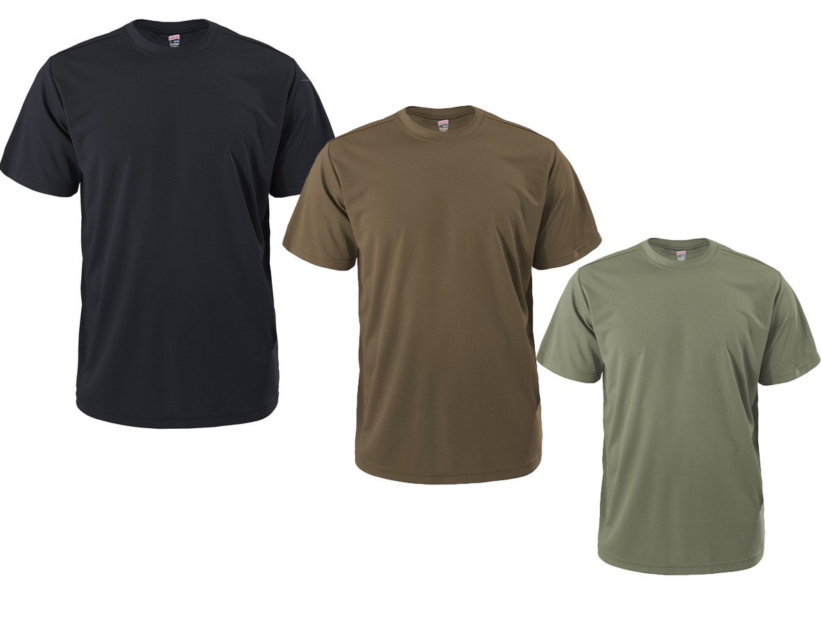 Soffe Military Dri-Release Moisture Wicking Performance Single T-Shirt 995A New gallery