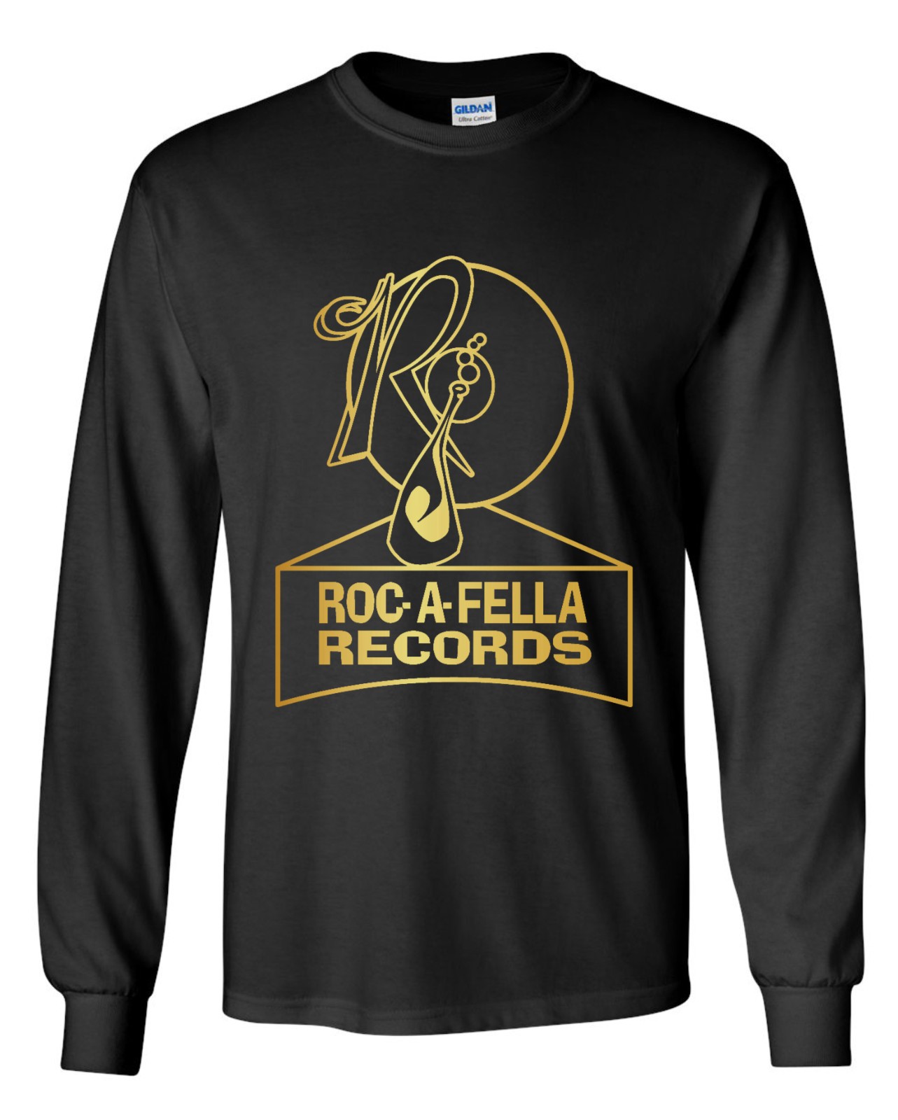 Roc-A-Fella Records long Sleeve T-Shirt – Jay-Z, Dame Dash, The Blueprint, 90s