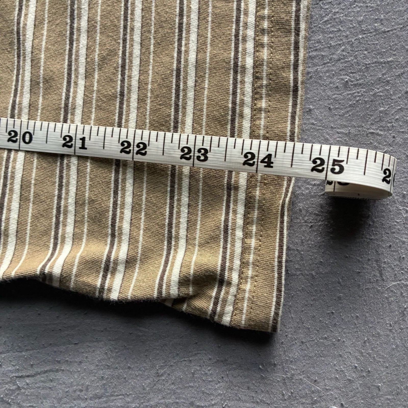 Volcom Men's Sylvan Striped Pocket T-Shirt Khaki gallery
