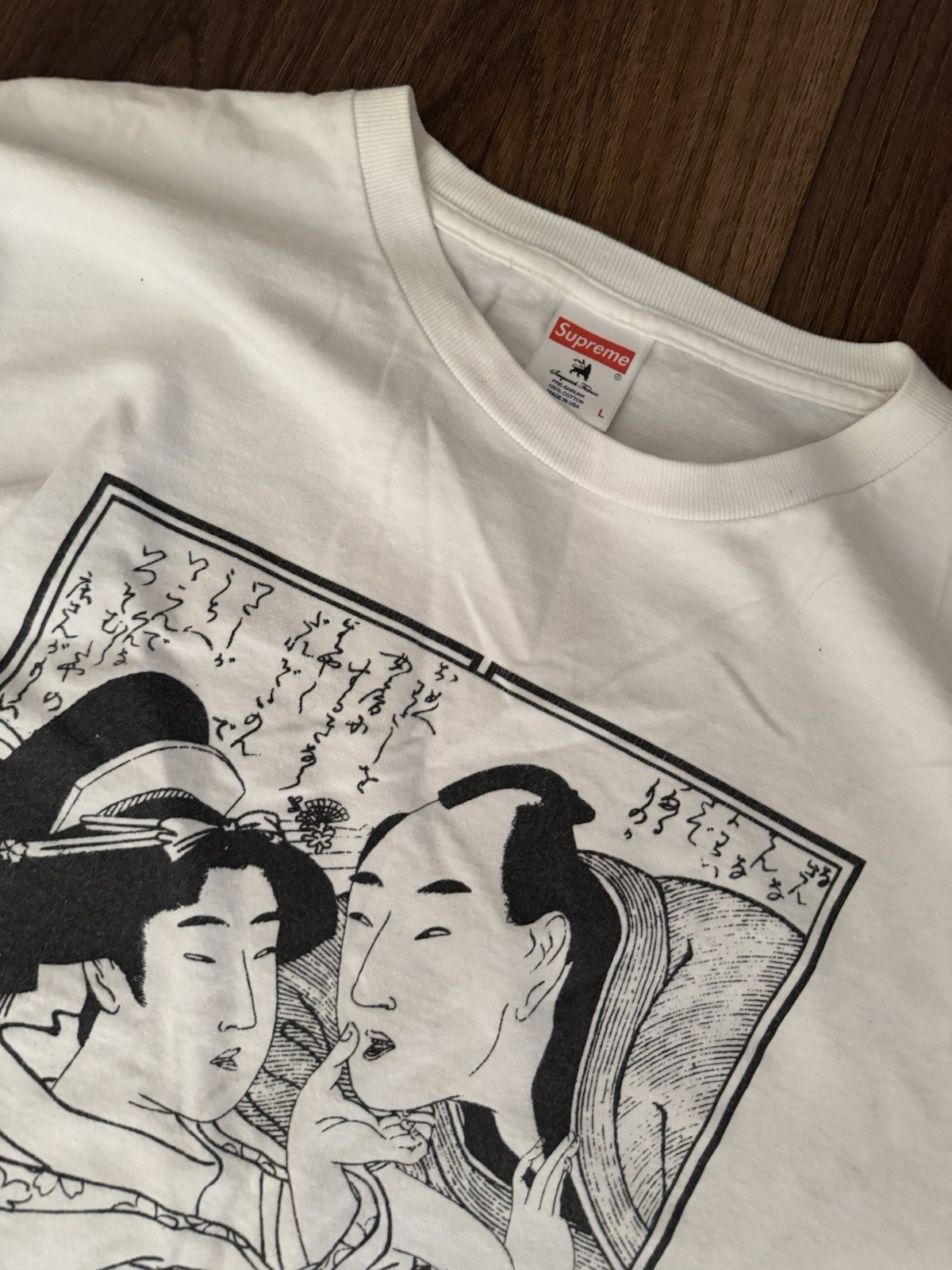 Supreme Sasquatchfabrix Shunga Long Sleeve T Shirt Black SS16 Box Logo Mens L gallery
