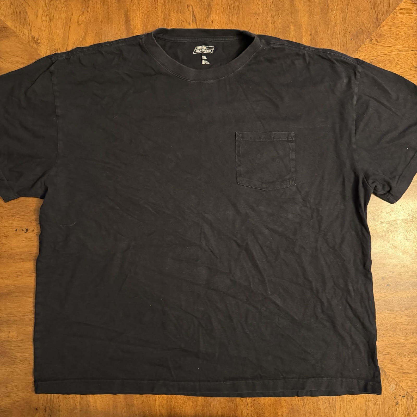 Dickies Genuine Black Pocket T Shirt 3XL Heavyweight Workwear Tee