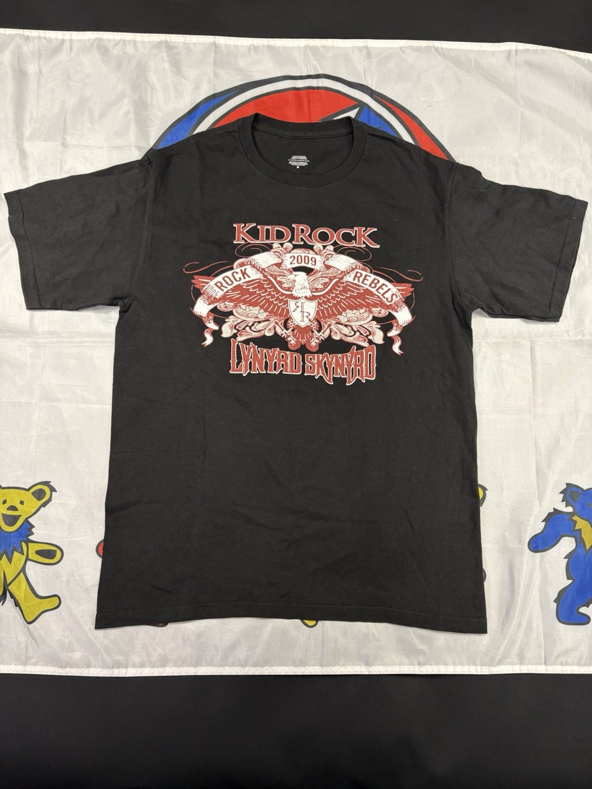 Kid Rock Lynyrd Skynyrd Rock Rebels 2009 Tour Tee Band T-Shirt Men’s M