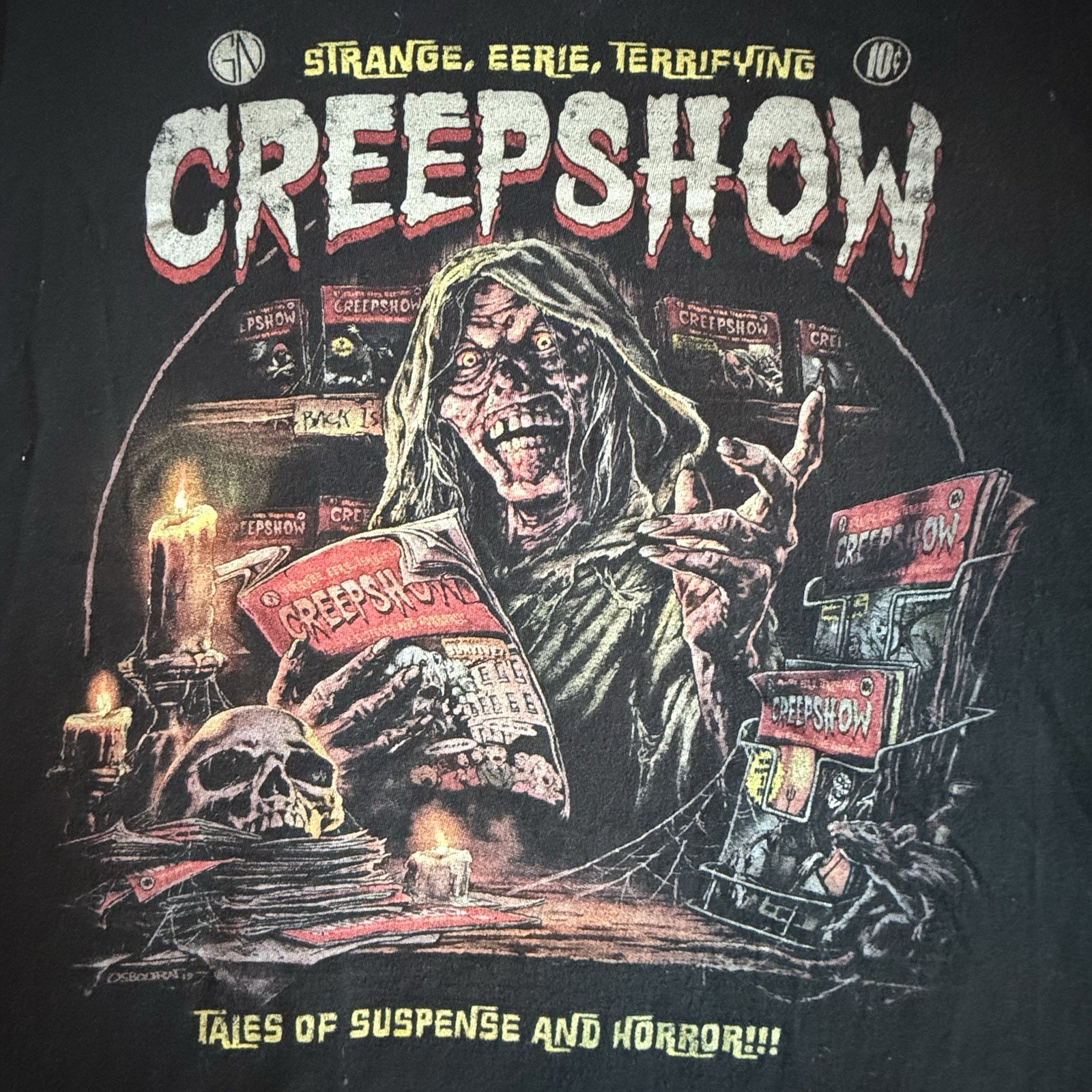 CREEPSHOW TV Horror Anthology T-Shirt 2020. (Ladies) SMALL Fright Rags Preowned