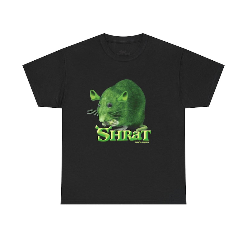 Shirat Rat Meme Shirt Funny Rodent Graphic Tee Viral Internet Humor gallery