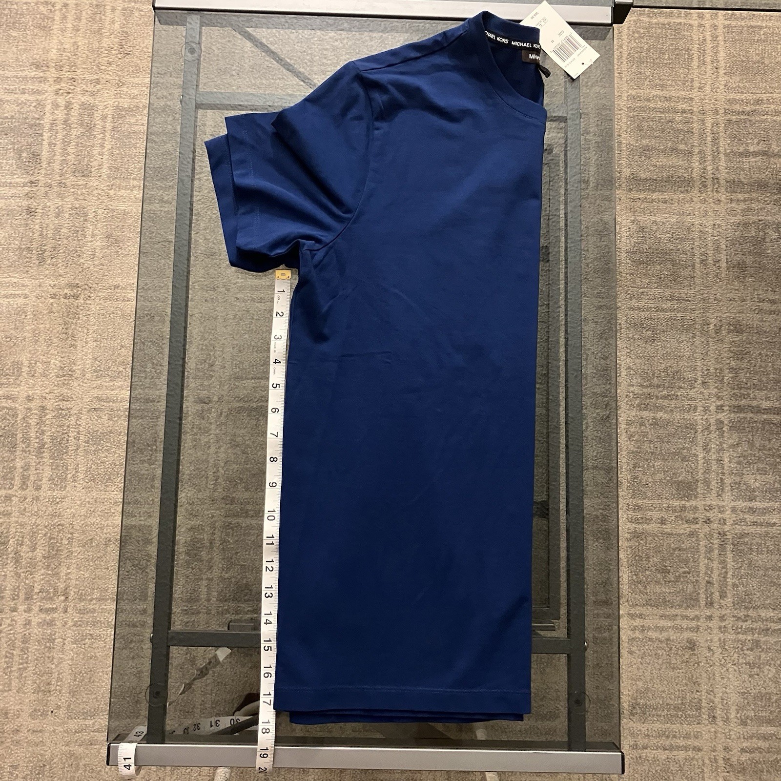 Michael Kors SS Estate Blue Men’s T Shirt 93% Cotton 7% Elastane Medium gallery