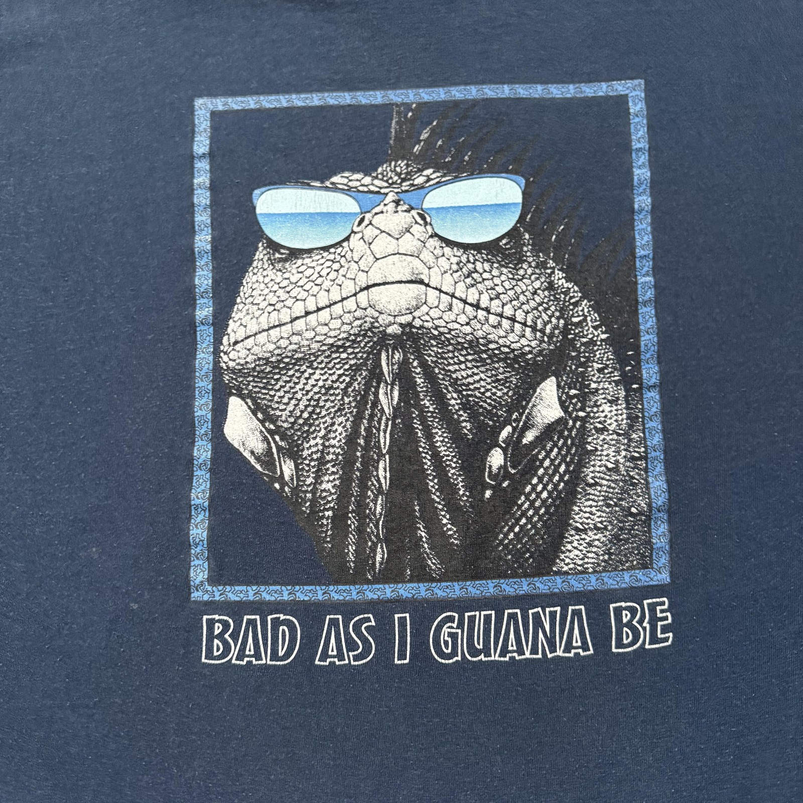 Vintage Costa Maya Mexico Iguana Shirt Mens 2XL Funny Reptile Glasses Surf gallery