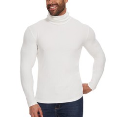Men’s Turtleneck Pullover Slim Fit T-Shirts Long Sleeve Jumper Casual Warm Top