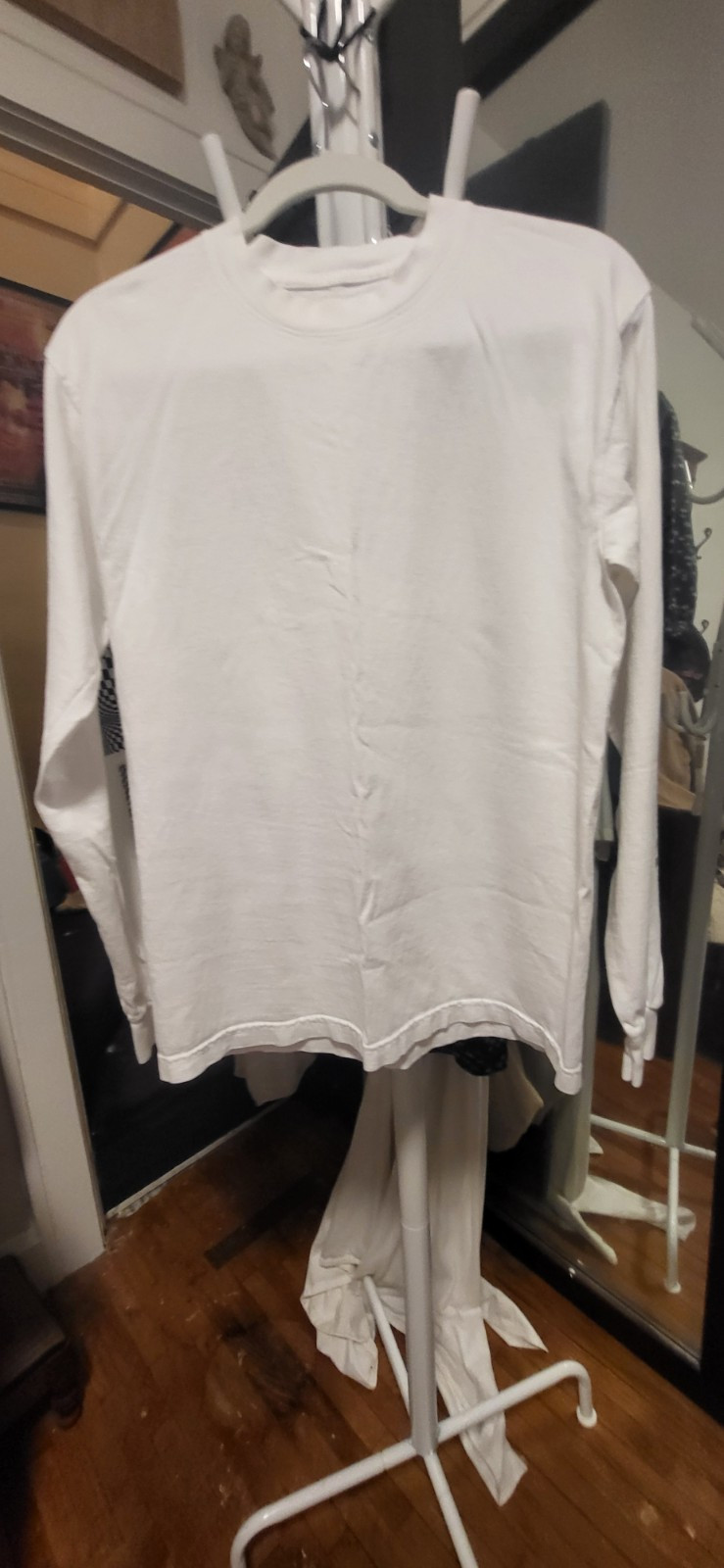 Maison De Plage | 7 Op Art White & Black Print Long Sleeve Shirt S