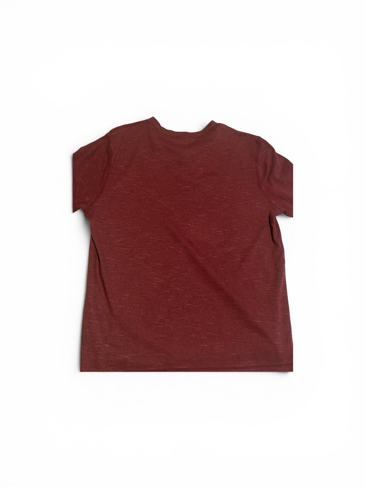 George 3 henley Button shirt Red Long Sleeve Large gallery