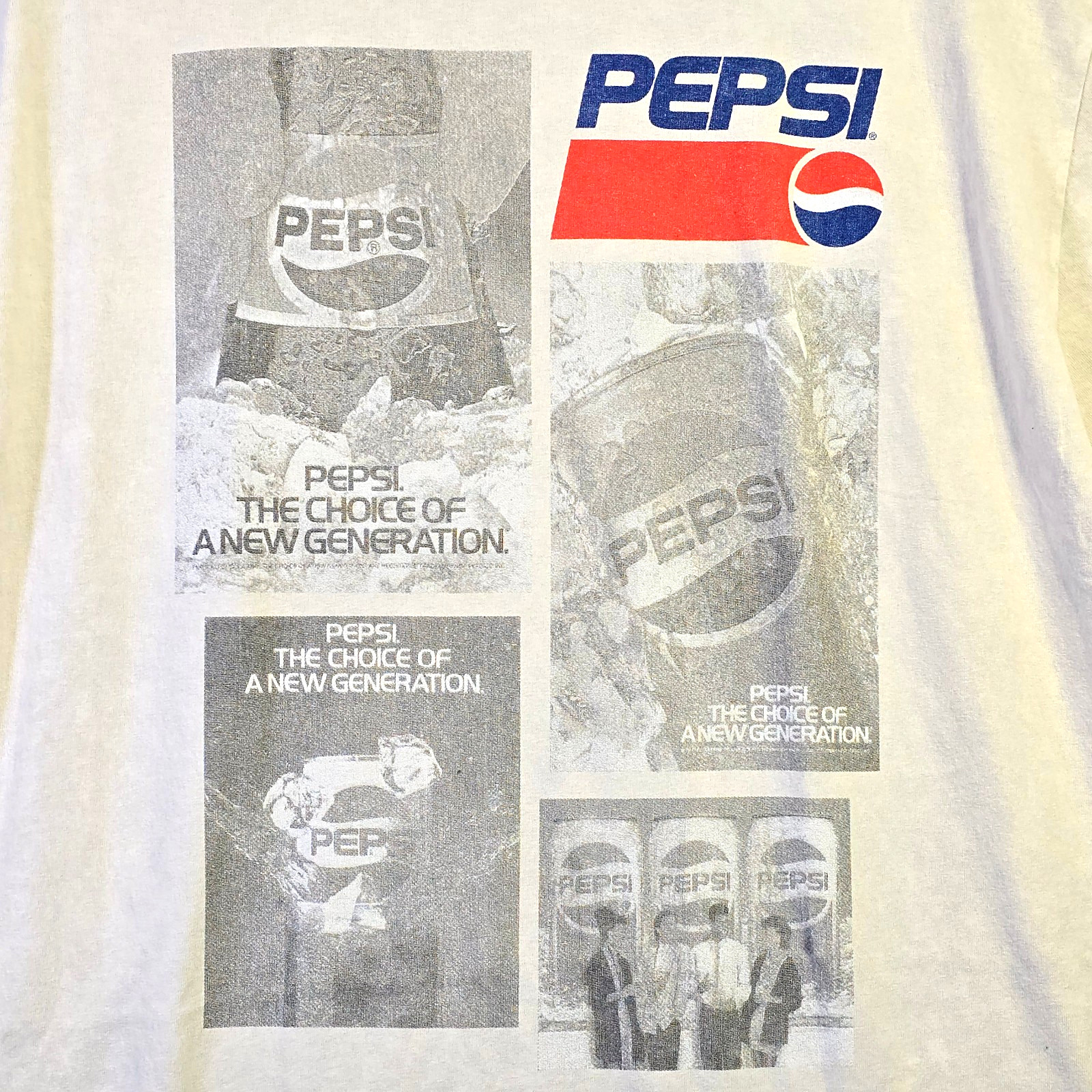 Pepsi Shirt Mens 2XL XXL White Logo 90s 80s Retro Soda Pop Casual NWT gallery