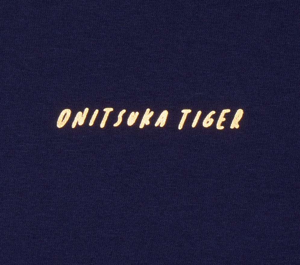 Onitsuka Tiger Oversized Graphic T-Shirt Unisex Lifestyle Tee Navy 2183B624-400 gallery