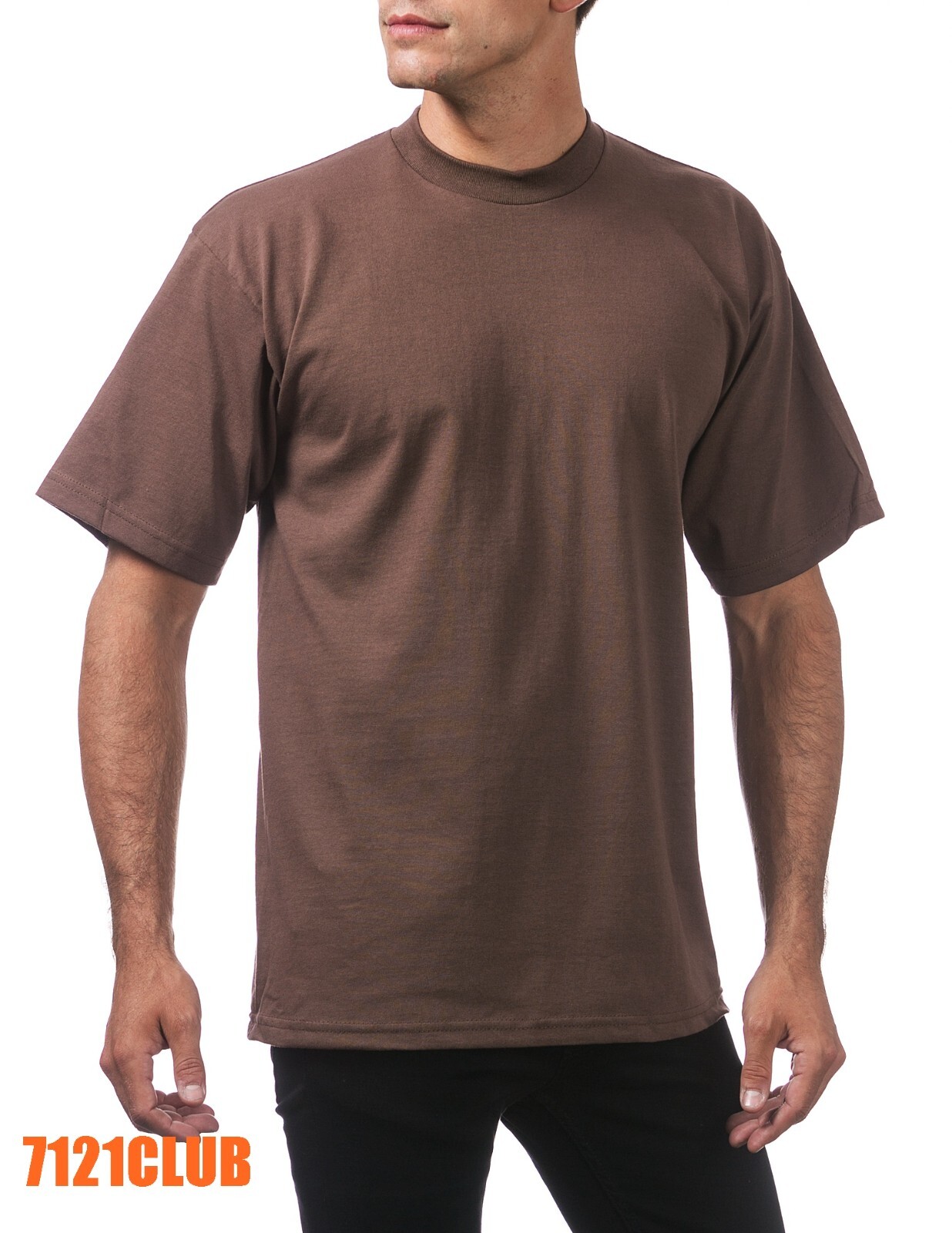6 PACK PRO CLUB MEN'S T SHIRTS PROCLUB HEAVYWEIGHT SHORT SLEEVE BIG & TALL S-7XL gallery