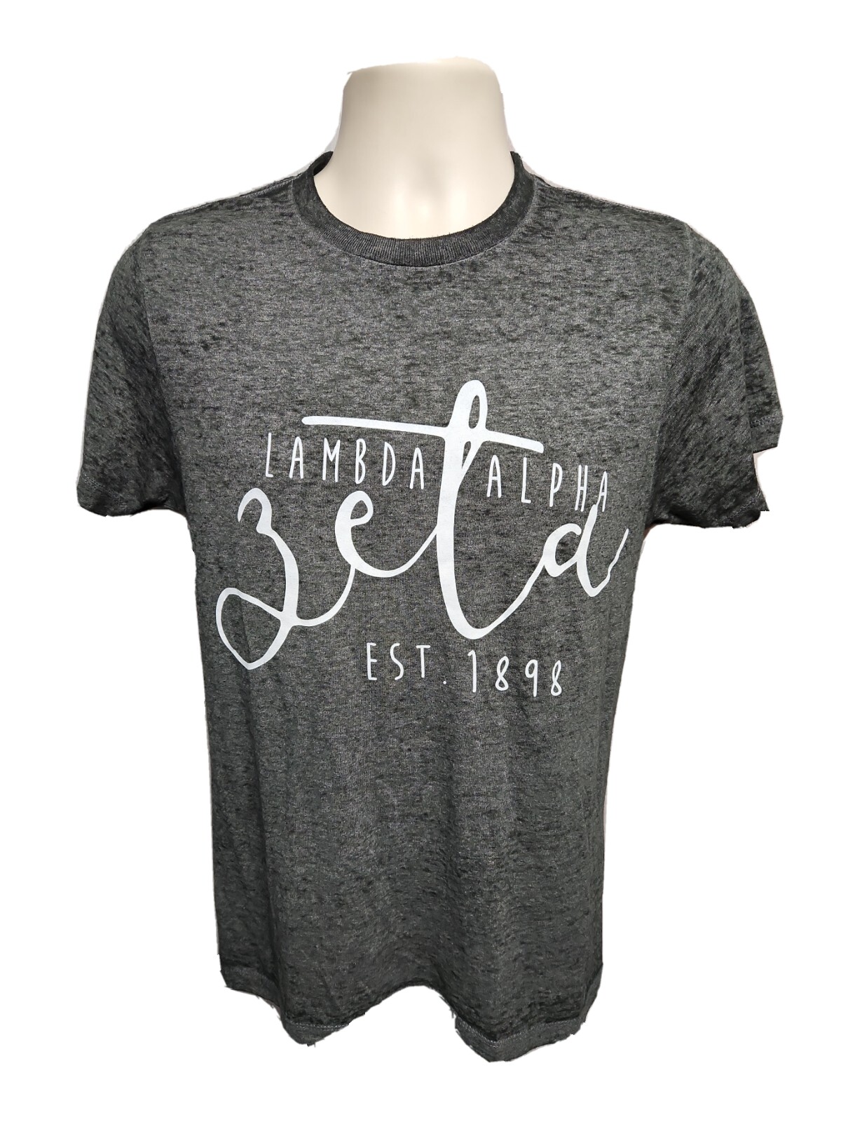 Lambda Alpha Zeta est 1898 Adult Small Gray TShirt gallery