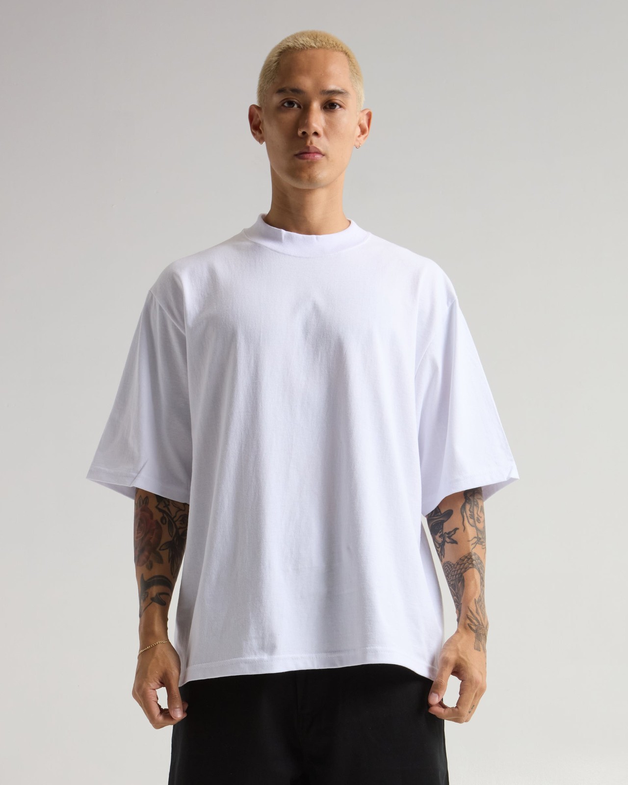 Pack Of 6 Shaka Wear MHO Mens Max Heavyweight Short Sleeve Oversized T-Shirt gallery