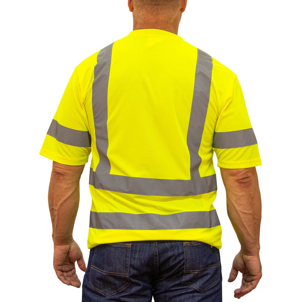Key Apparel Short Sleeve ANSI II Class 3 Hi-Vis Pocket Tee. Key 828.39 gallery