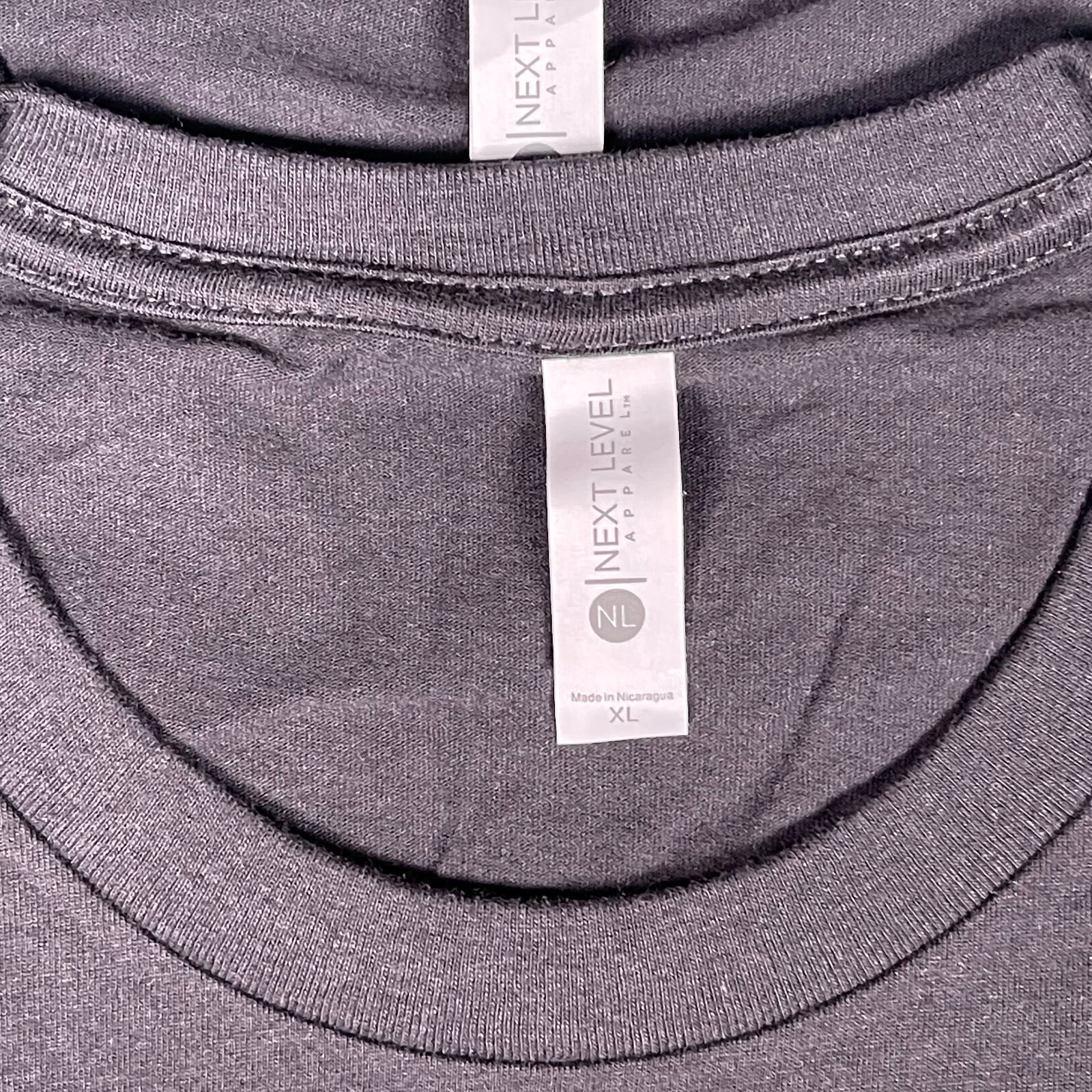 Lot of 3 Next Level Unisex Premium Black TShirts Plain Super Soft US Size XL gallery